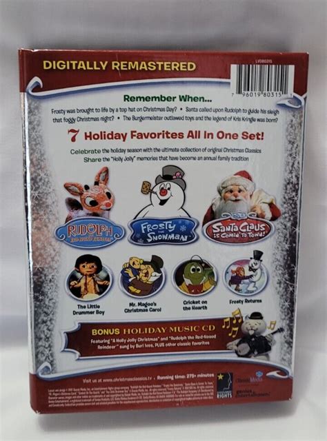 Original Christmas Classics 7 Movie DVD Set 4 Disc Limited Keepsake