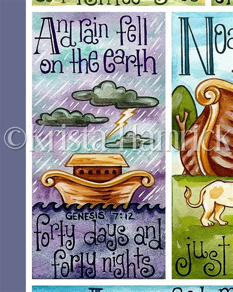 ART PRINT Noah's Ark Original Art Print 8X10 11X14 - Etsy