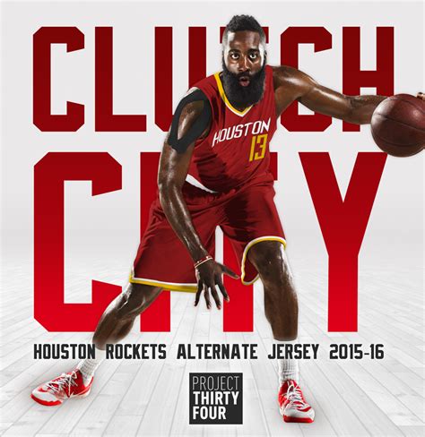 Houston Rockets Alternate Jersey Concept :: Behance