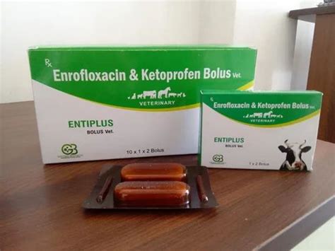 Enrofloxacin And Ketoprofen Bolus Entiplus Gaited Biotech Prescription