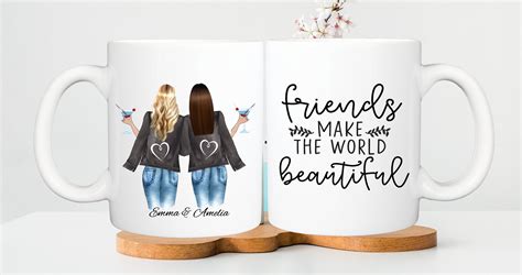 Custom best friend mug Best friend mug personalised Best | Etsy