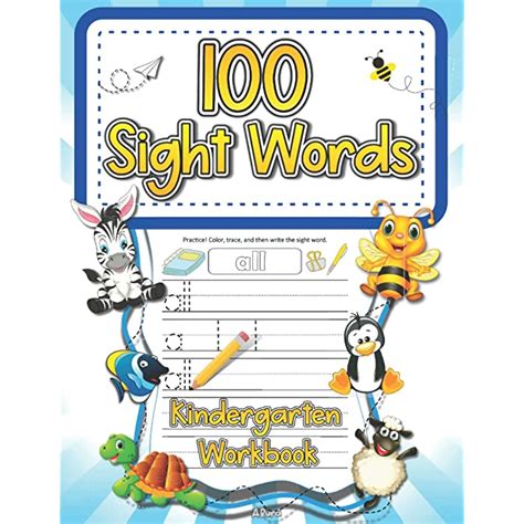 Buy 100 Sight Words Kindergarten Workbook Learn To Read And Write