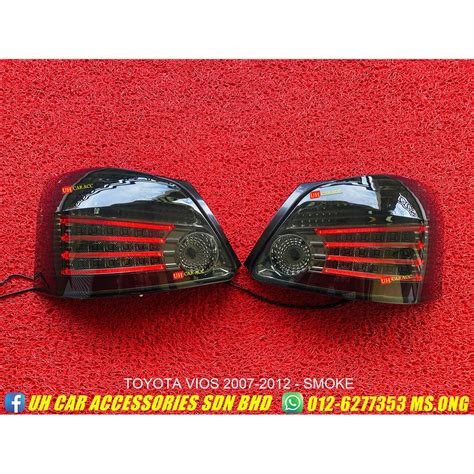 Toyota Vios NCP93 2007 2012 Albino Smoke LED Tail Light Tail Lamp