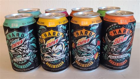 Hard Mtn Dew Baja Blast Mix Review A Predictable Party For The Taste Buds