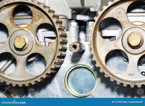 Car engine cylinder head stock photo. Image of mechanical - 127027598