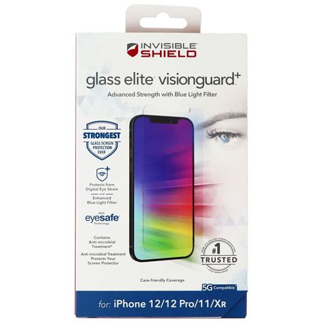 Zagg Invisible Shield Glass Screen Protector For Apple Iphone 12 12 Pro 11 Xr Simple Cell Shop