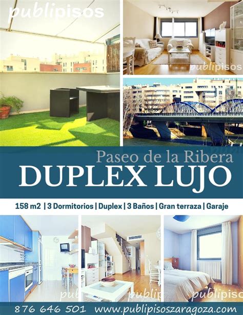 Duplex Lujo Paseo De La Ribera Inmobiliarias Zaragoza Publipisos