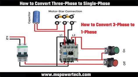 How To Convert Three Phase To Single Phase How To Convert 3 Phase To