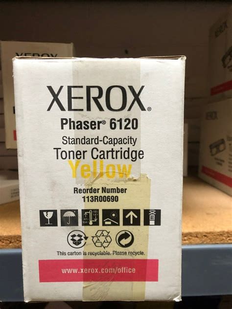 Xerox 113r00690 Yellow Toner Cartridge Genuine Oem Brand New Ebay