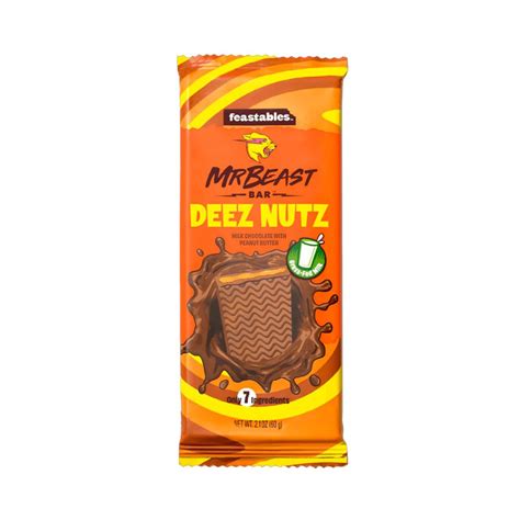 Mr. Beast Feastables Chocolate - Deez Nuts | Sweets Online