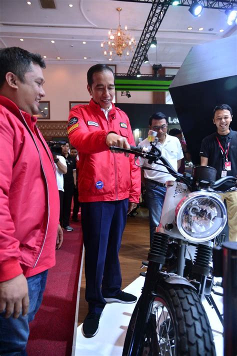 Kunjungi Imos Presiden Apresiasi Industri Sepeda Motor Indonesia