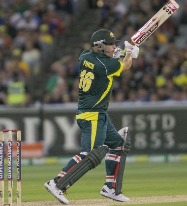 Aaron Finch Batting During Australia V Editorial Stock Photo - Stock ...