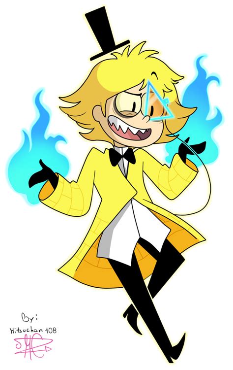 Bill Cipher Human By Mitsuchan108 On Deviantart