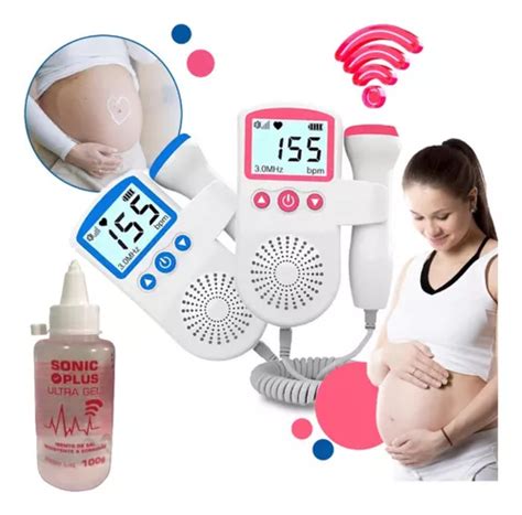 Sonar Fetal Doppler Ultrassom Ouvir Batimentos Bebe Monitor Frete Gr Tis