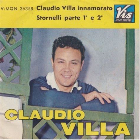 Claudio Villa Claudio Villa Innamorato Stornelli Parte 1ᵃ E 2ᵃ 1959