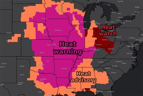 Massive Central Us Heat Wave Is Expanding And Could Set Hundreds Of