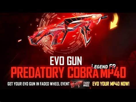 Cobra Mp Return New Faded Wheel Free Fire New Event Free Fire