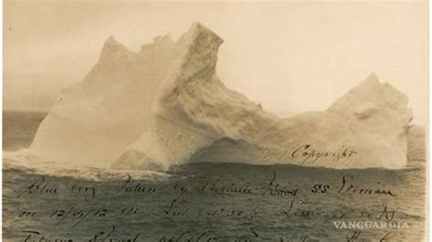 Se subasta la primera fotografía del iceberg que hundió al Titanic