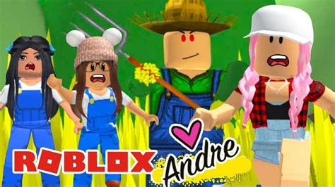 Roblox Andre Escapando Del Granjero Loco Roblox Juegos En Español