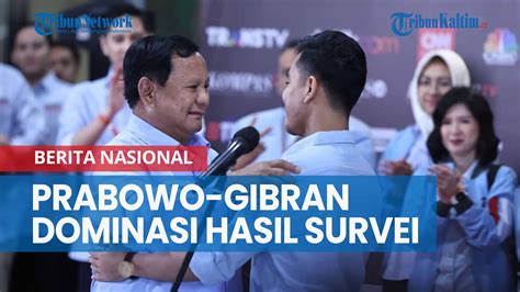 Prabowo Gibran Dominasi Hasil Survei Pilpres 2024 Hasto Pasangan 02