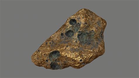 ArtStation - gold asteroid | Resources