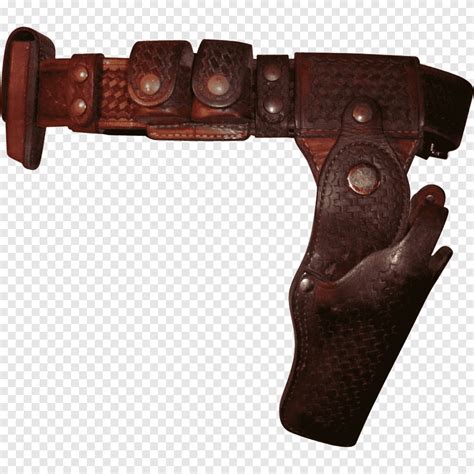 Western Gun Leather Belt With Revolver Png Images Psds For Off