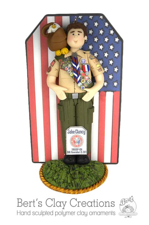 Custom Eagle Scout Cake Topper By Berts Clay Creations Berts Clay