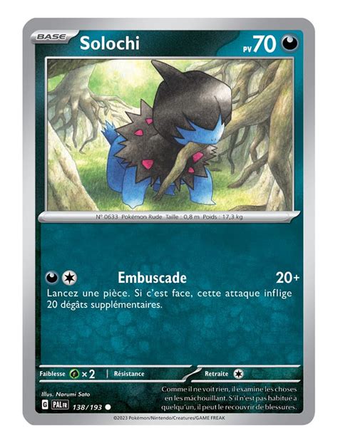 Solochi Volutions Paldea Carte Pokemon