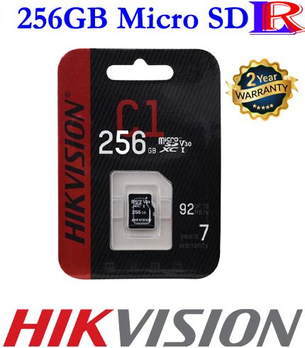 256GB Micro Sd Card For Cctv Surveillance Wifi Camera - Hikvision Sri Lanka