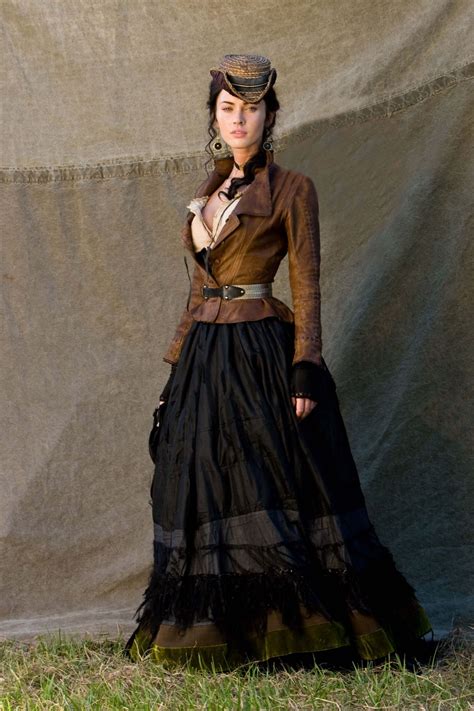 Megan Fox Wild West Costumes Steampunk Clothing Wild West Outfits