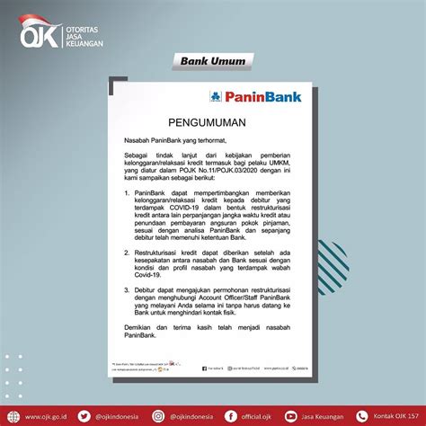 Detail Contoh Surat Permohonan Restrukturisasi Kredit Bank Koleksi Nomer