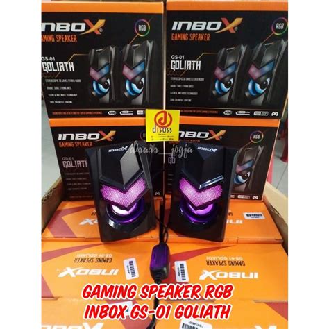 Jual Inbox Gs Goliath Speaker Gaming Laptop Usb Rgb Disass Jogja