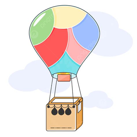Hot Air Balloons Clipart Hd PNG Hot Air Balloon With Cloud Air Balloon Cloud Vector PNG