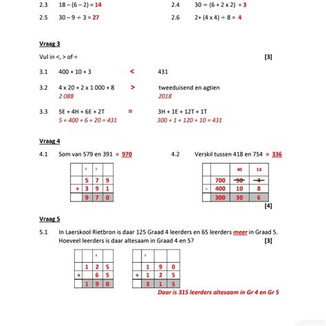 Wiskunde Graad 4 Kwartaal 1 Nbkomputer