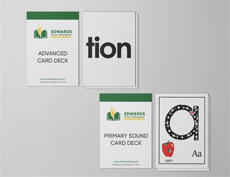 Sound Card Bundle Pack Edwards Orton Gillingham