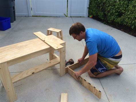 Child Sized Tool Workbench For Early Childhood Class Project
