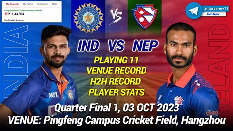 Ind Vs Nep Dream11 Prediction Nep Vs Ind Odi Dream11 Prediction