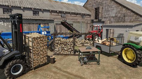 Using New Firewood Business To Make Money At The Farm FS 22 YouTube