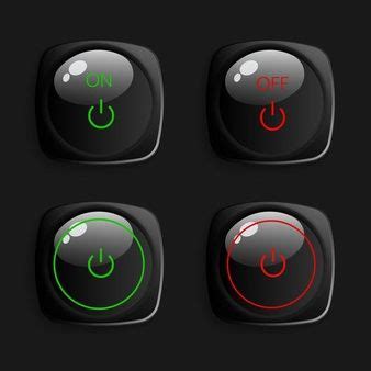 Premium Vector Beautiful Neumorphism Toggle Switch On Off Buttons