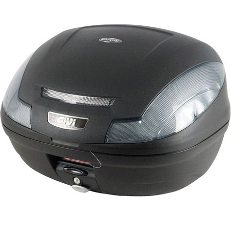 Baú Traseiro Givi Monolock Preto E470 47lts Lente Fume E470n Givi