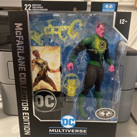 DC Multiverse Mcfarlane Collector Edition SINESTRO Platinum Edition