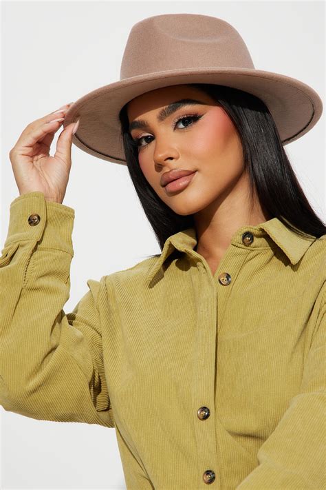 Bow Babe Fedora Hat Khaki Fashion Nova Accessories Fashion Nova