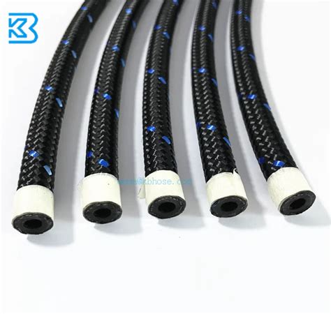 Performance An8 8an Black Nylon Stainless Steel Braided Ptfe E85 Oil