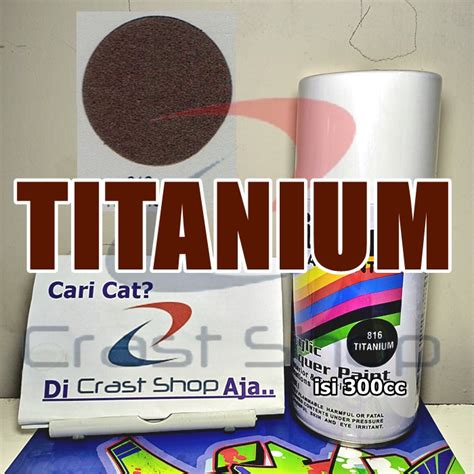 Jual Cat Pilox Diton Titanium 816 300cc Warna Besi Velg Mesin Magnesium