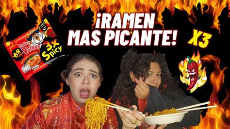 Comiendo El Ramen Mas Picante Del Mundo Me Ahogu Youtube