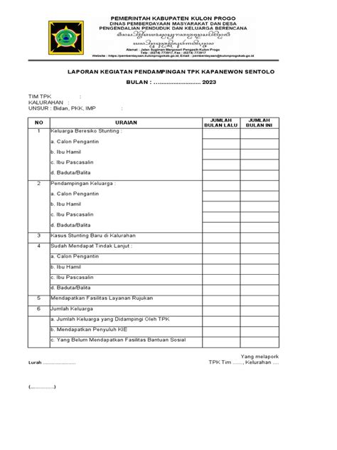 Form Tpk Revisi Pdf