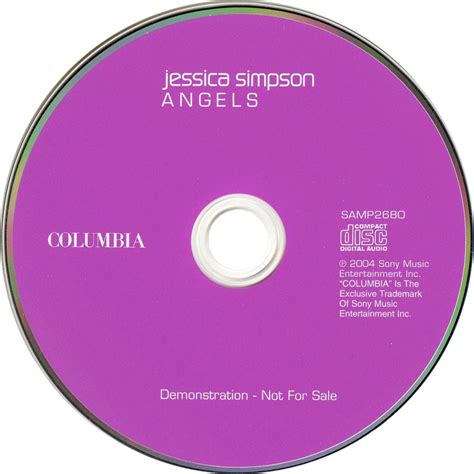 Car Tula Cd De Jessica Simpson Angels Cd Single Portada