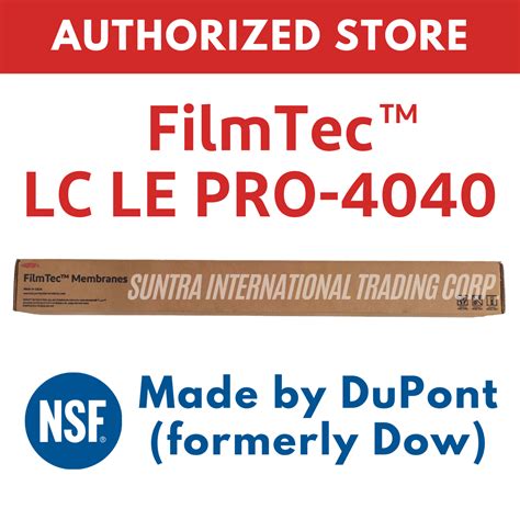 Dupont Filmtec Lc Le Pro Ro Membrane Lazada Ph