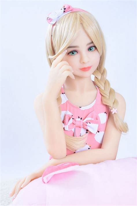 Cleo 140cm Cute Flat Chested Sex Doll TPE AXB Love Doll Perfect Sex