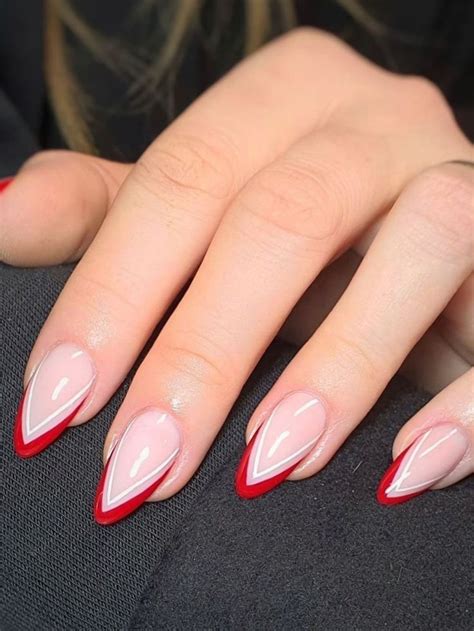 Red French Tip Nails 45 Stylish Designs And Ideas In 2022 French